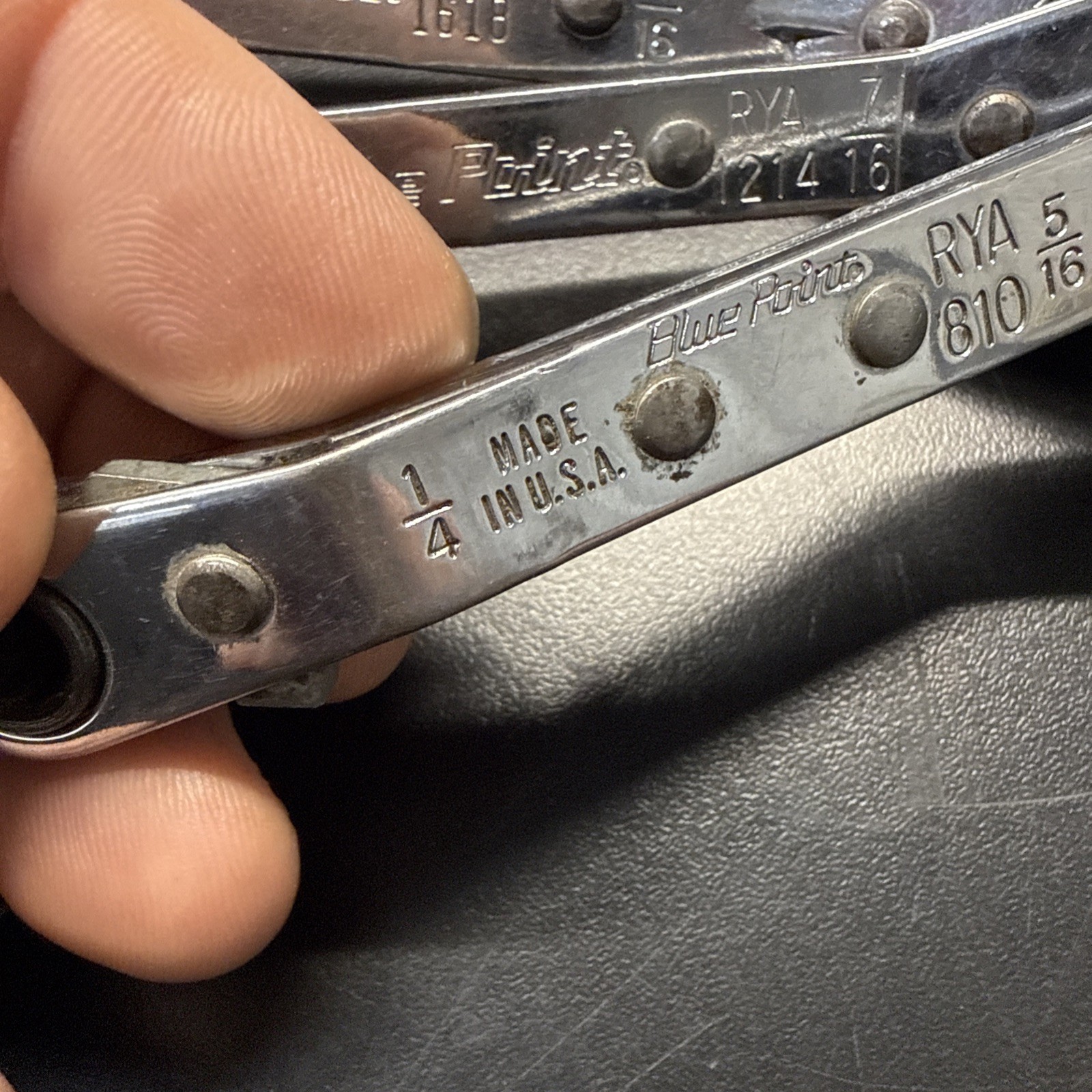 Blue-Point 5pc 12pt Standard 25° Offset Ratcheting Box Wrench Set