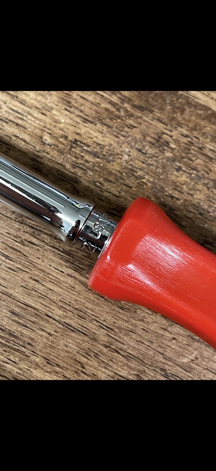 *NEW* Snap On Tools THLLD72CR 1/4” Classic Red Hard Grip Long Handle Ratchet