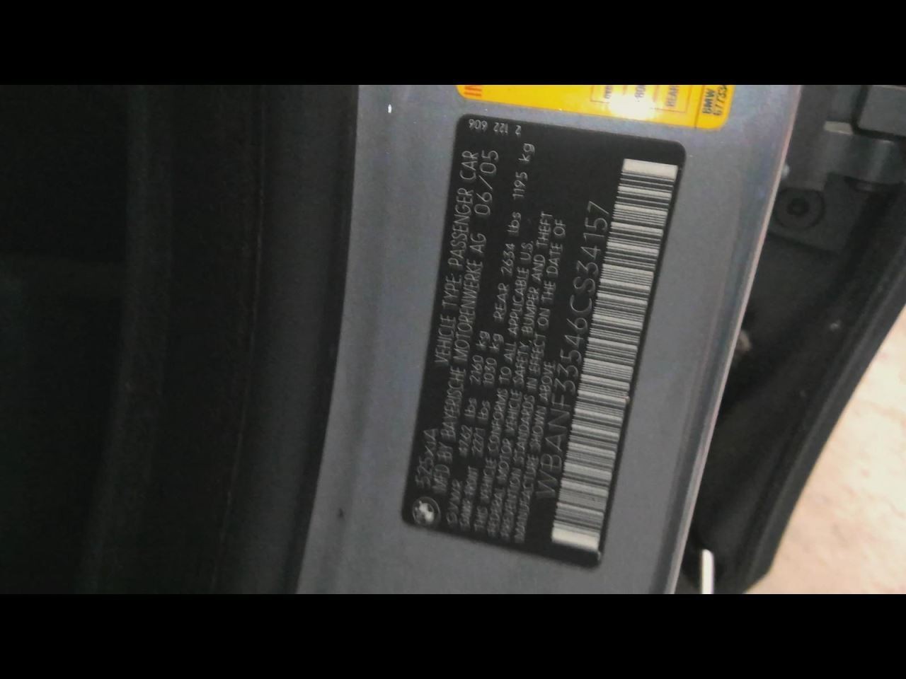 525I 2006 Tools Jack 695476