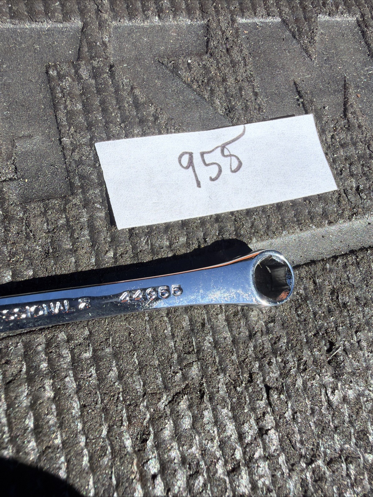 Sears Craftsman Professional 5/16” Full Polish Combination Wrench 44955 Rare