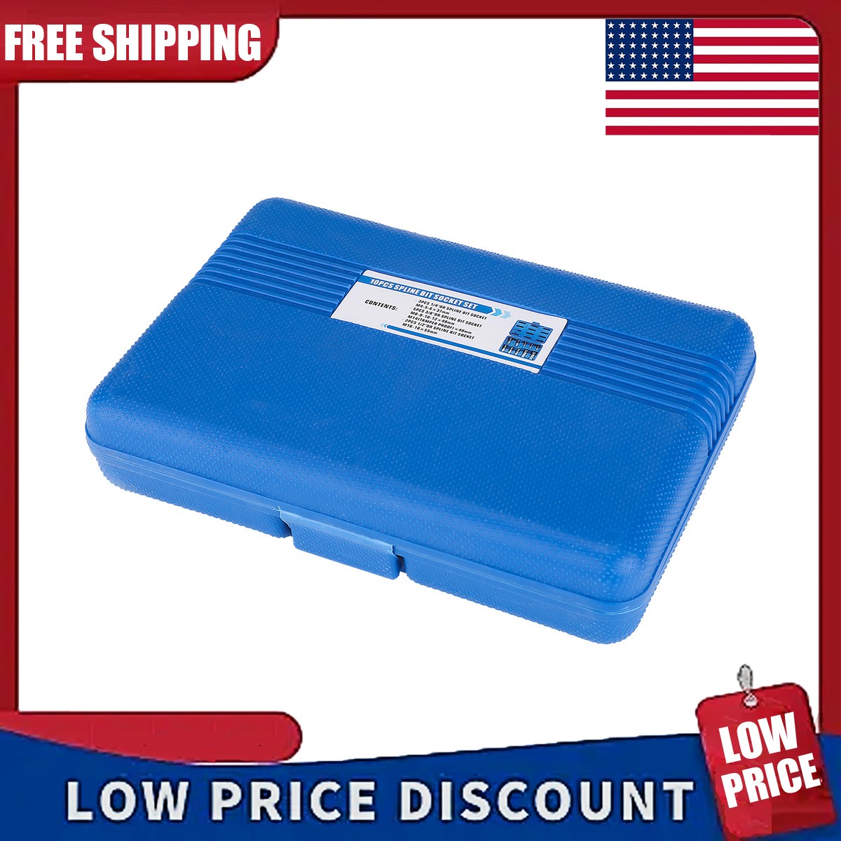 Triple Square 1/2″ 1/4″ 3/8″ Drive Triple Square Socket Spline Bit Set