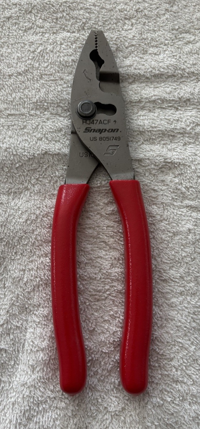 Snap On 8” Talon Grip Flank Jaw Slip Joint Pliers