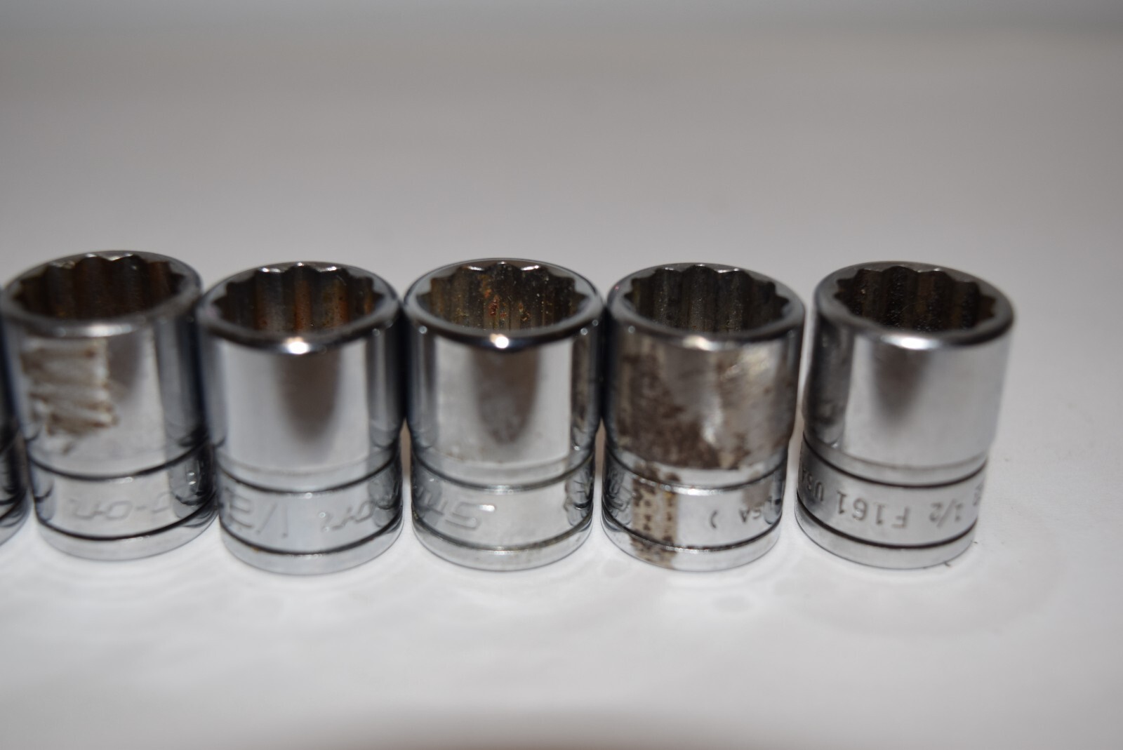 Snap-On F161 3/8″ Drive 12-Point SAE 1/2″ Flank Drive® Shallow Socket