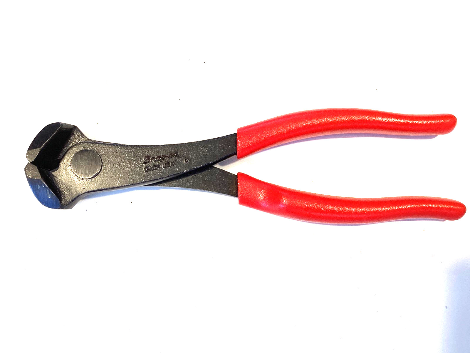 Snap On Tools USA 7.5” Long End Nipper Pliers RED Comfort Grip Handle 17ACP NICE