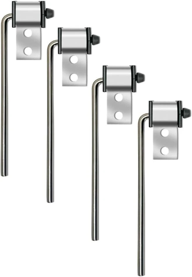 4 Pack Universal Stainless Steel Exhaust Hanger Rod Weld On Heavy Duty Exhaus…
