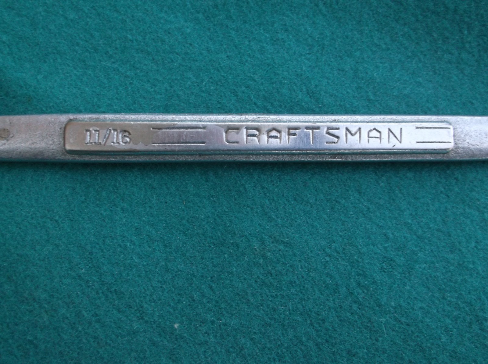 Vintage Craftsman 11/16» Combination Wrench =V= Series Forged in USA