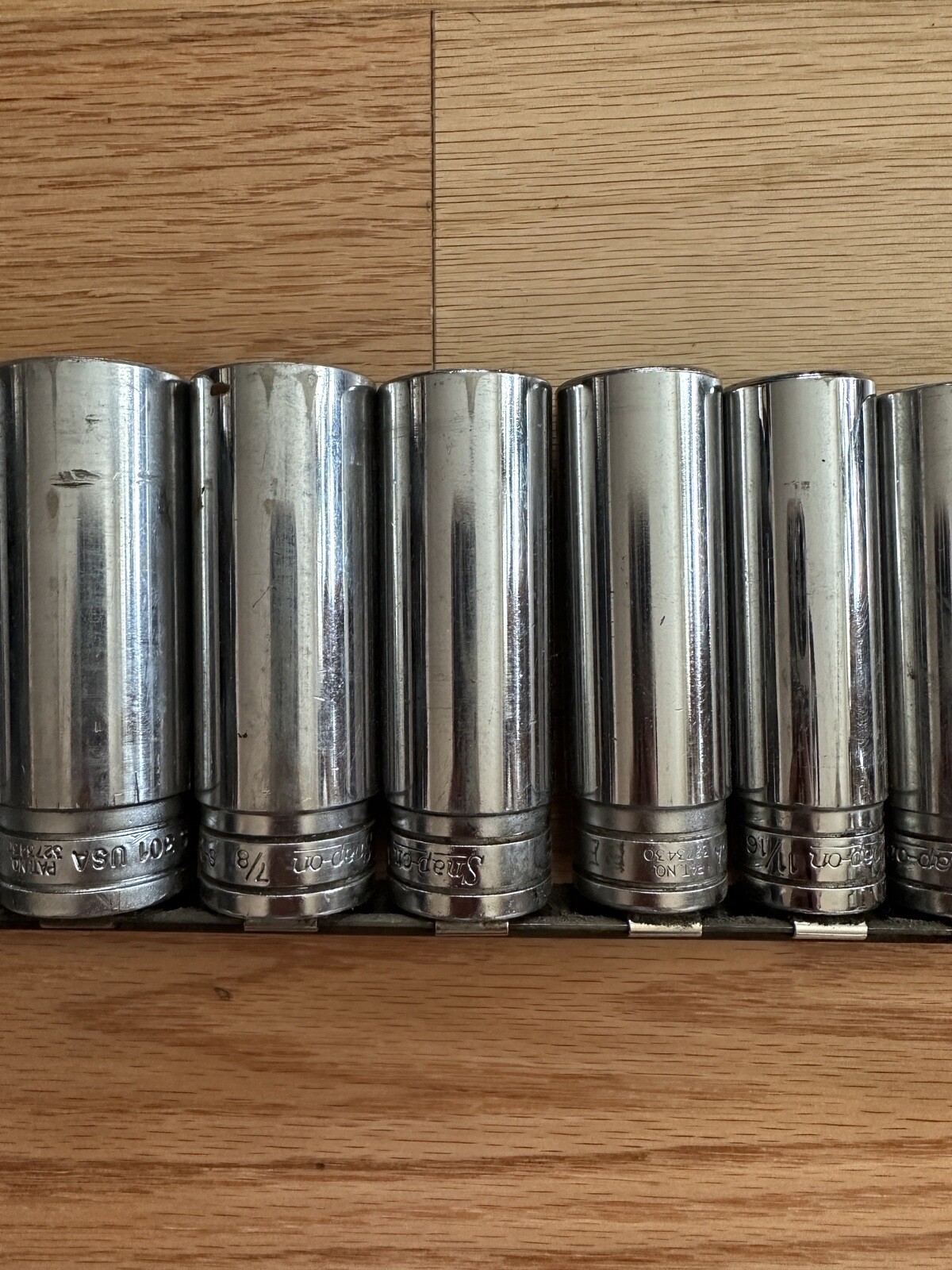 SNAP-ON 12PC Socket Set (see description for measurements)