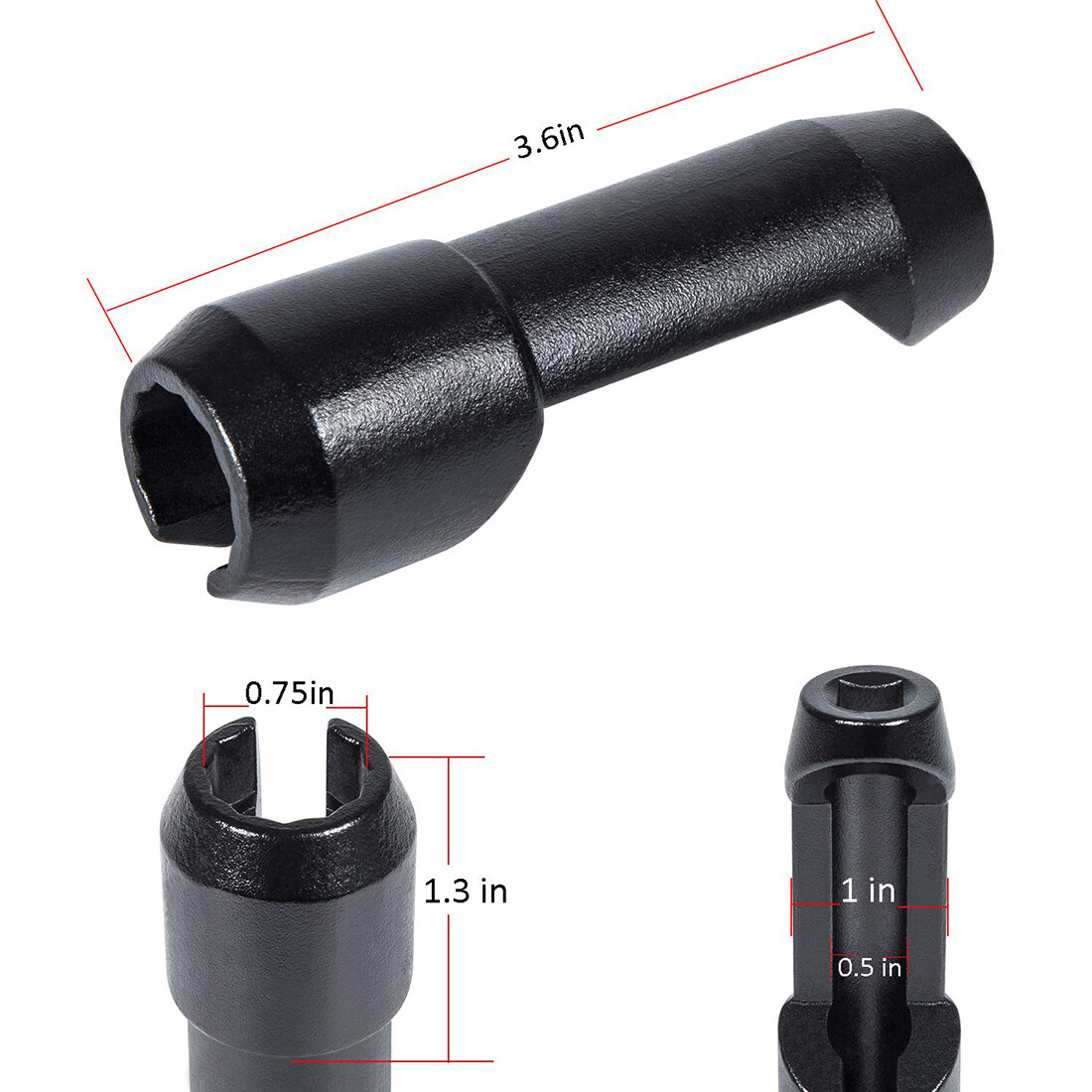 2Pcs 17mm 12 Point Fuel Injector Line Flare Nut Socket Set Sl11400 For Ford 6.7L
