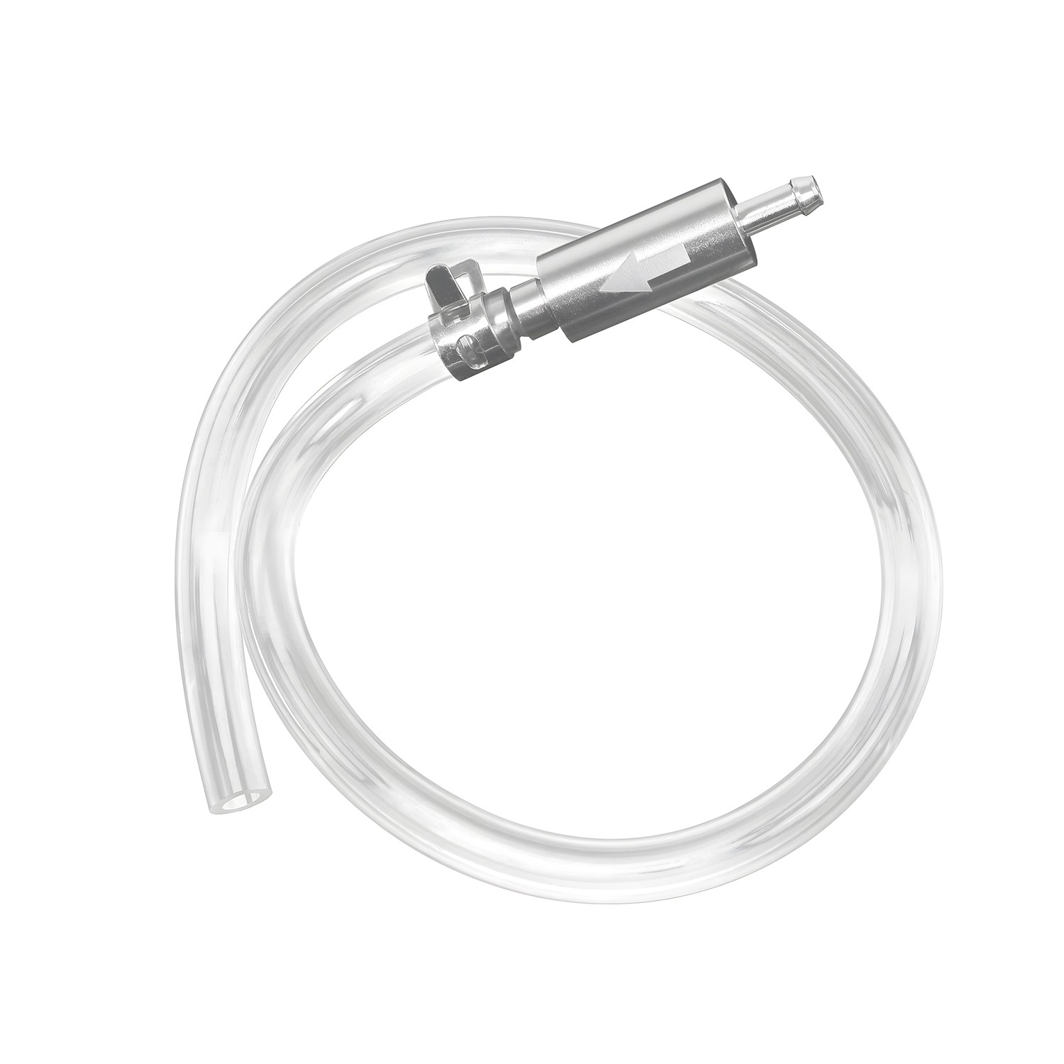 2 PCS Brake Bleeder Hose, One Way Check Valve Tube Bleeding Tool Kit Silver USA