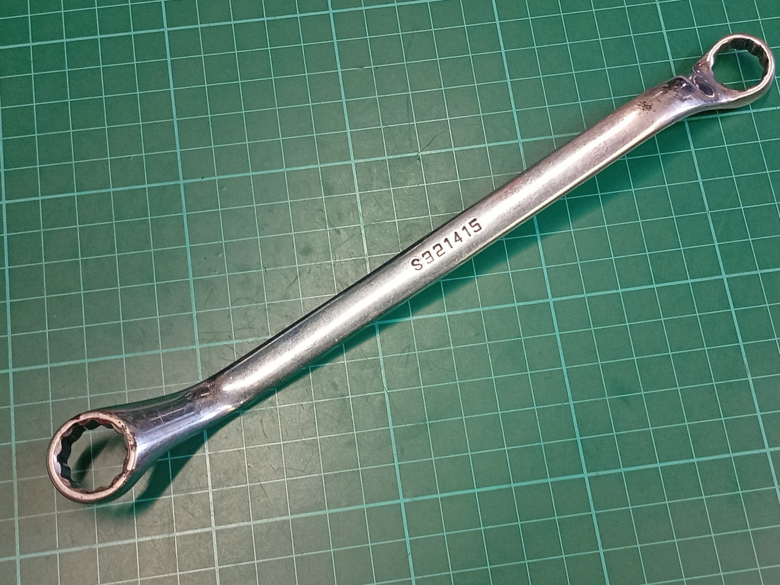 TRIDENT Tools S321415, 14mm x 15mm, Offset Ring Spanner