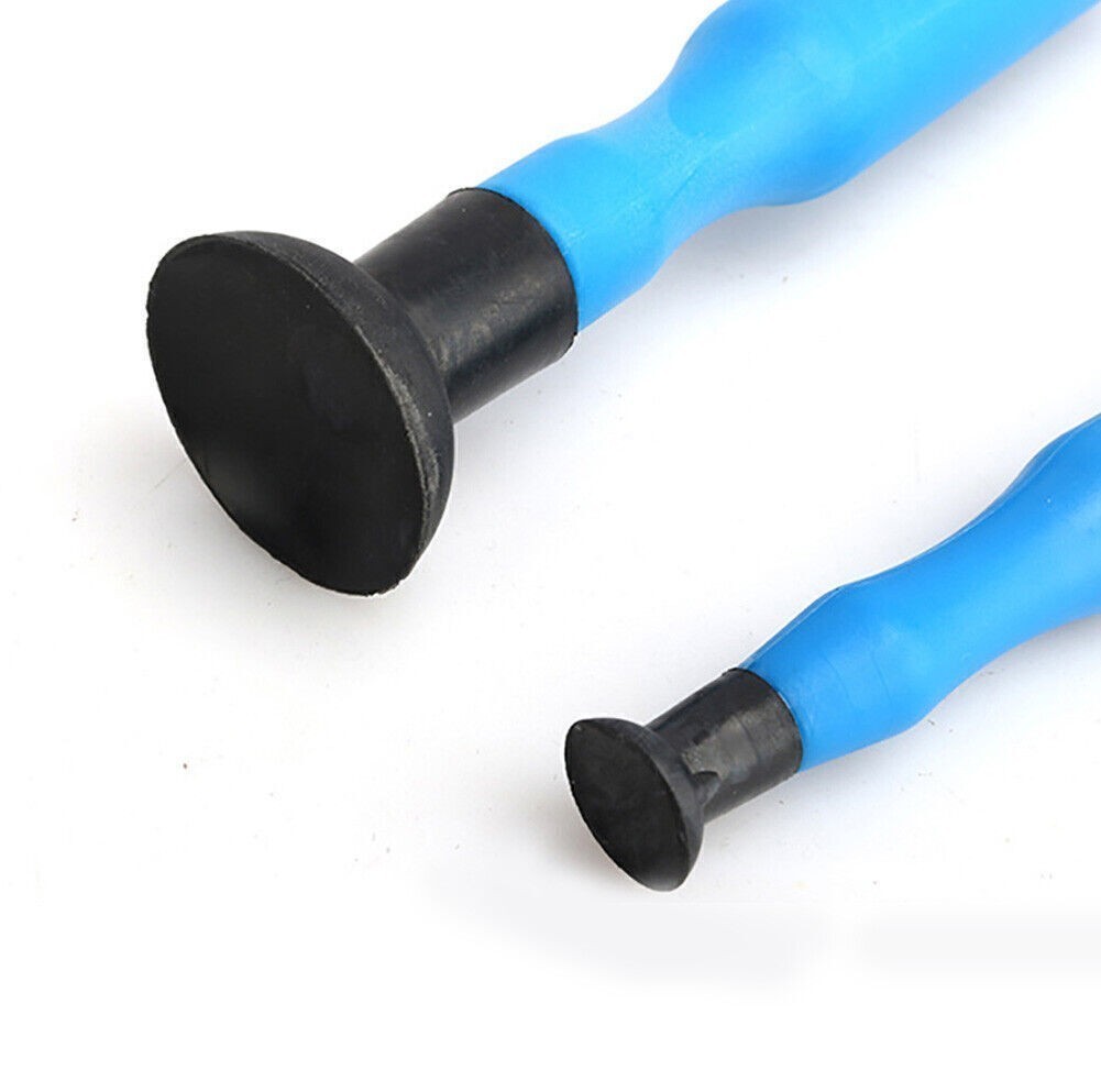 2pcs/Set Valve Grinder Stick Lapping Tool Plastic Handle Engine Cylinder Mainten