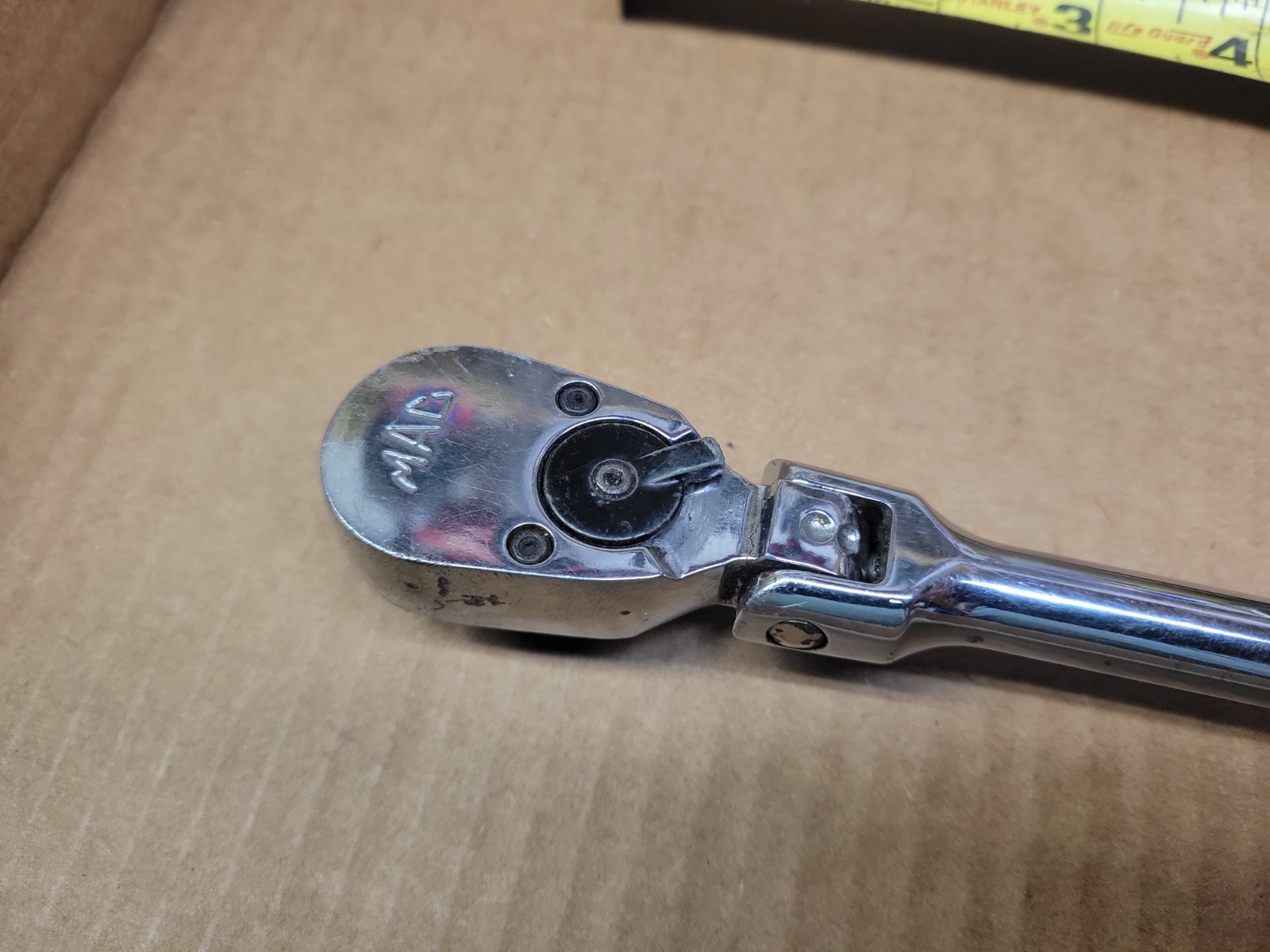 Mac Tools 3/8″ Drive Red Hard Handle Flex Head Ratchet No XR11FPA