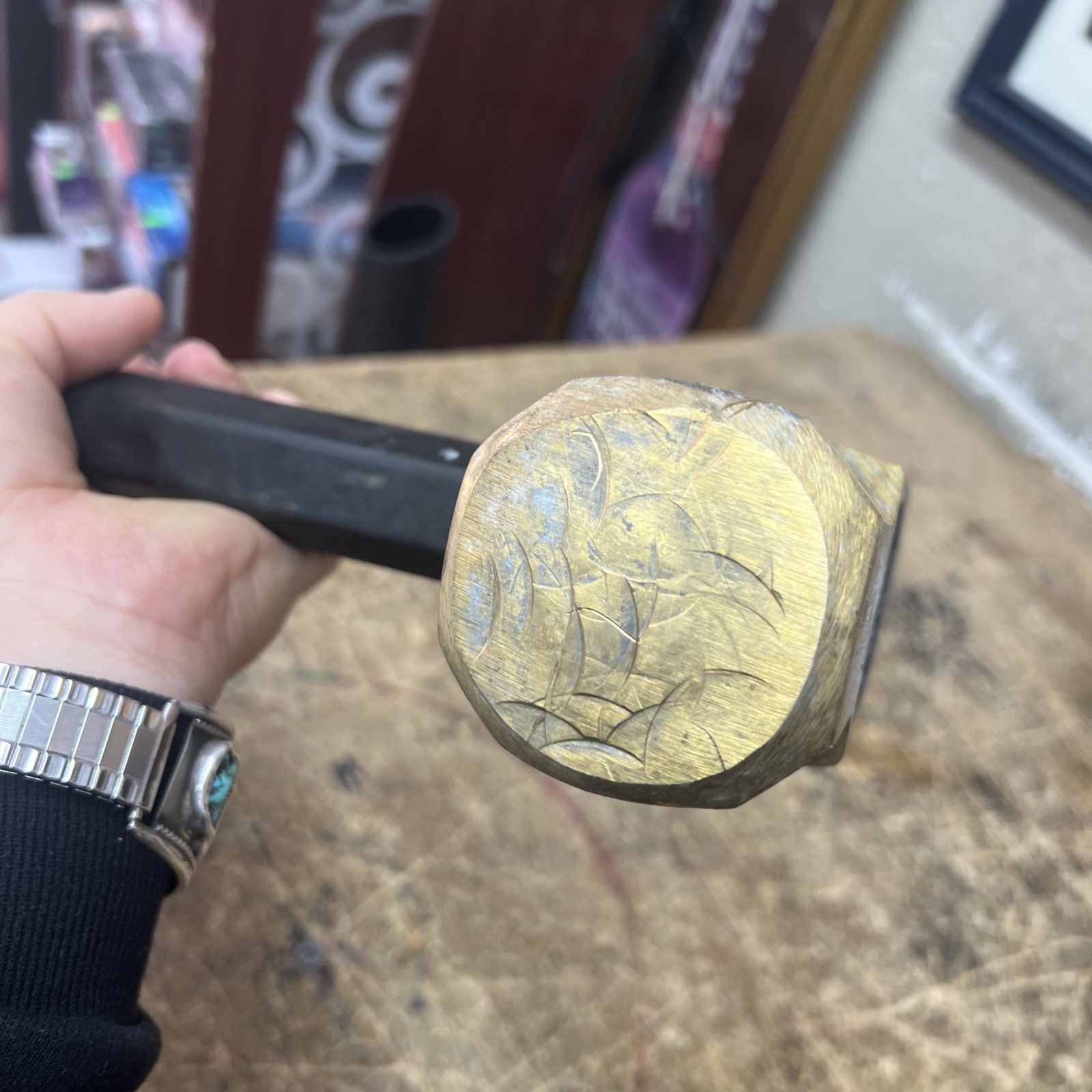 Matco Tools 3.6 8LB Brass Head Dead Blow Sledge Hammer