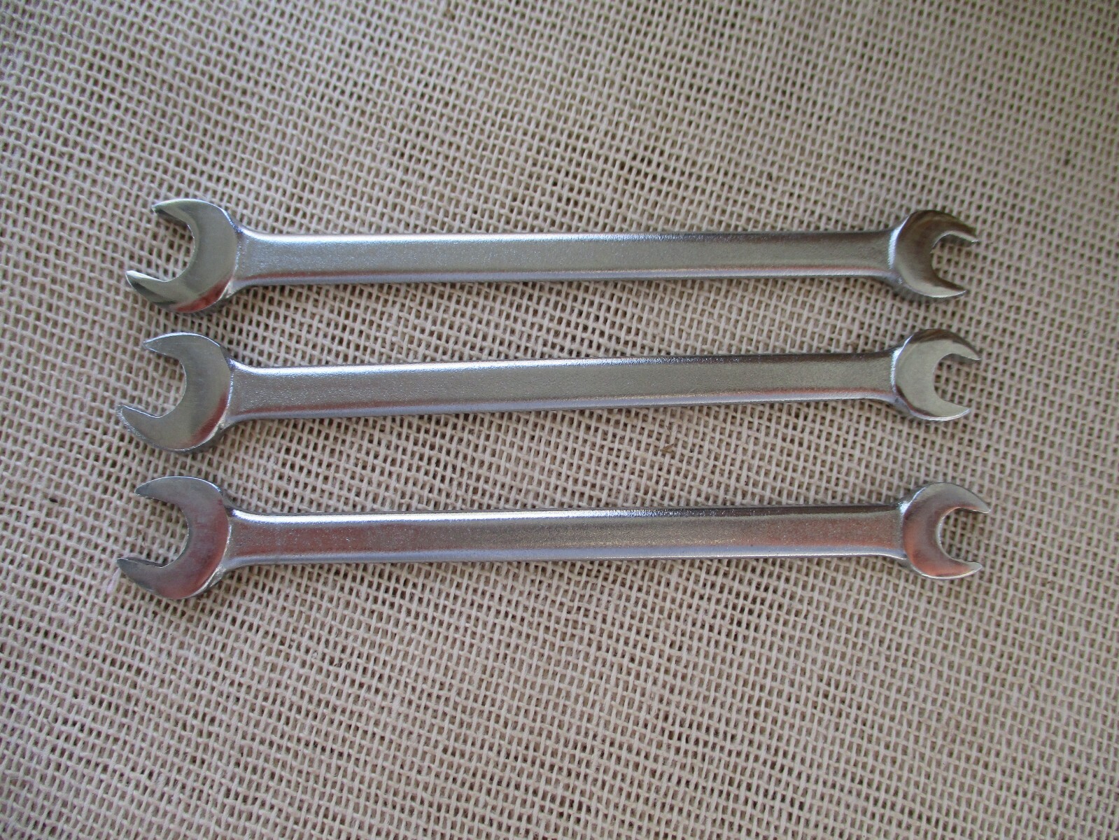 SET of (3)-NOS-«PROTO»#3018 5/16″x1/4″SAE-OPEN END WRENCH-USA-NEW OLD STOCK