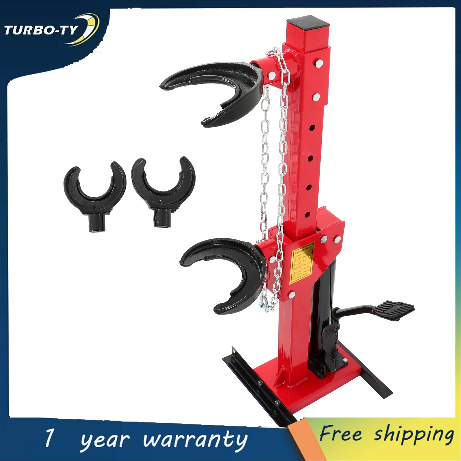 Red 4.5Ton Strut Spring Compressor Hydraulic Jack Coil Spring Compressor Tool