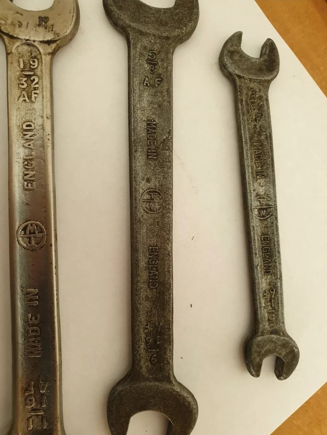 5 x AF Open end Spanners | Good used – See photos