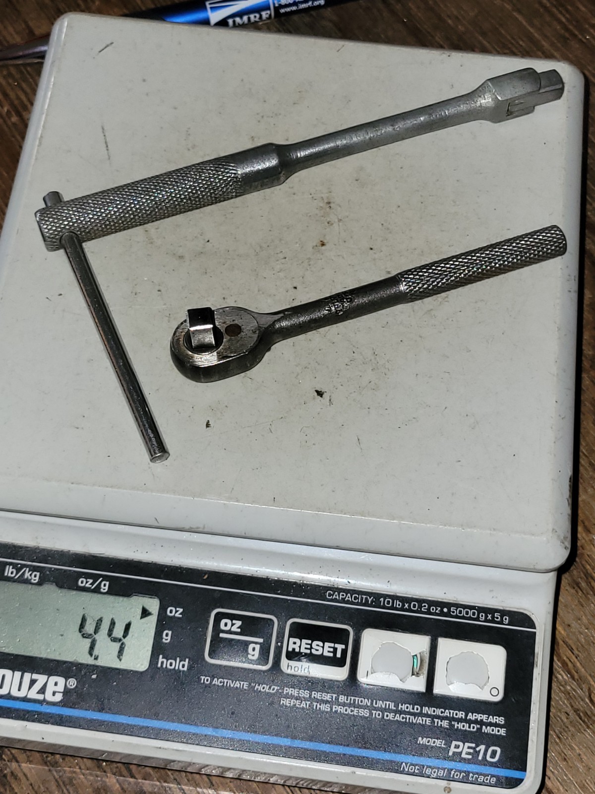 Rare Old Plomb 4751 1/4″ Micro Head Ratchet Socket Wrench working great breaker