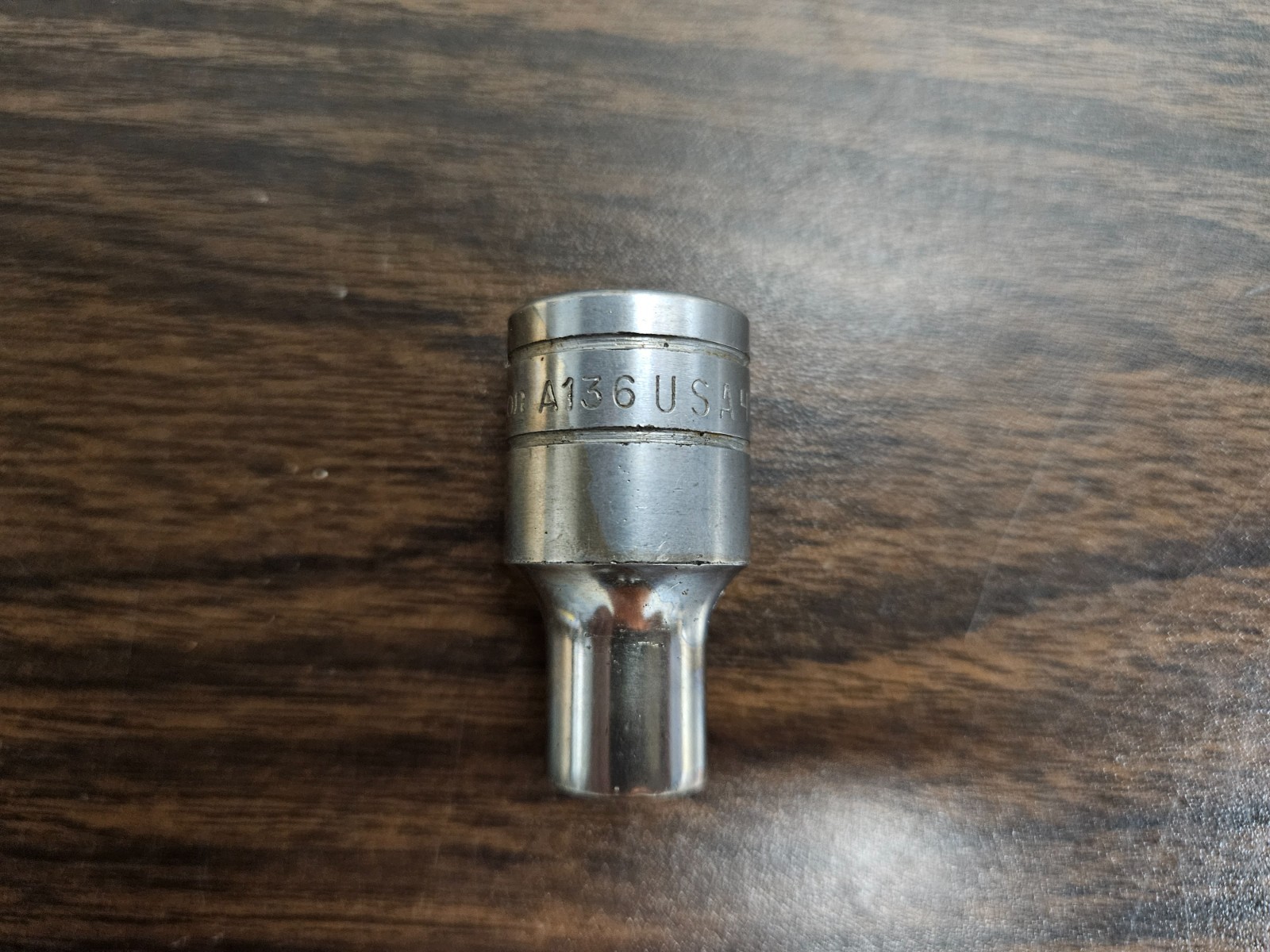 Snap-On A136 1/2″ Drive Chrome Shock Absorber Socket USA