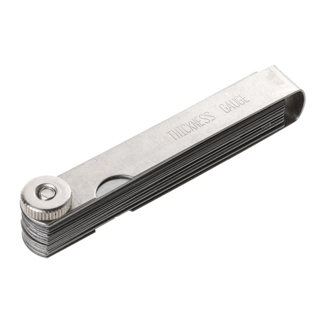 Metric Thickness Manganese Steel Feeler Gage Gauge 0.02-1.00mm
