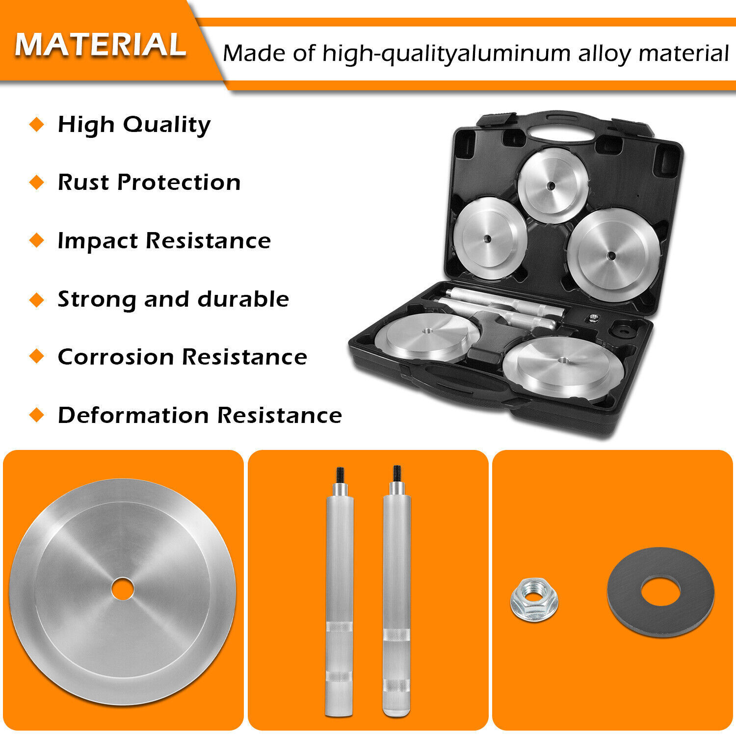 61850 Truck Hub Seal Installer Tool for Class 7/8 Trucks Trailers Medium Duty