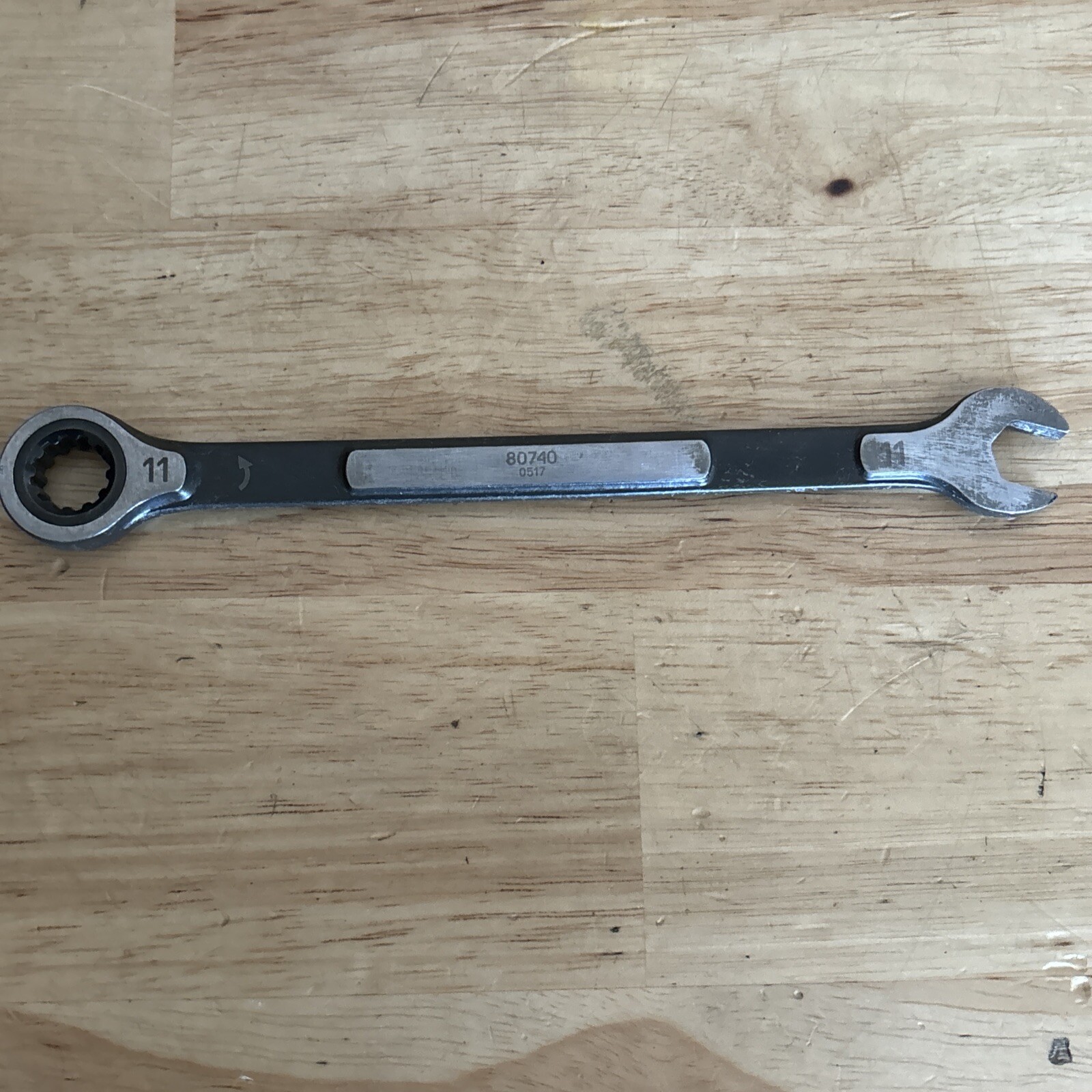 Kobalt 11mm Combination Ratchet Wrench Universal Spline Multi Drive 80740 0517