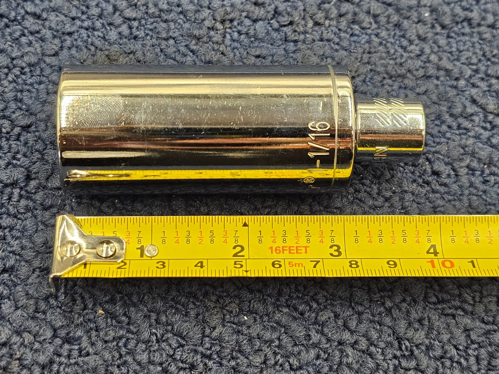 Crescent 1/2″ Drive 6-Point 1-1/16″ Deep Socket With Craftsman CMMT99293 Adapter