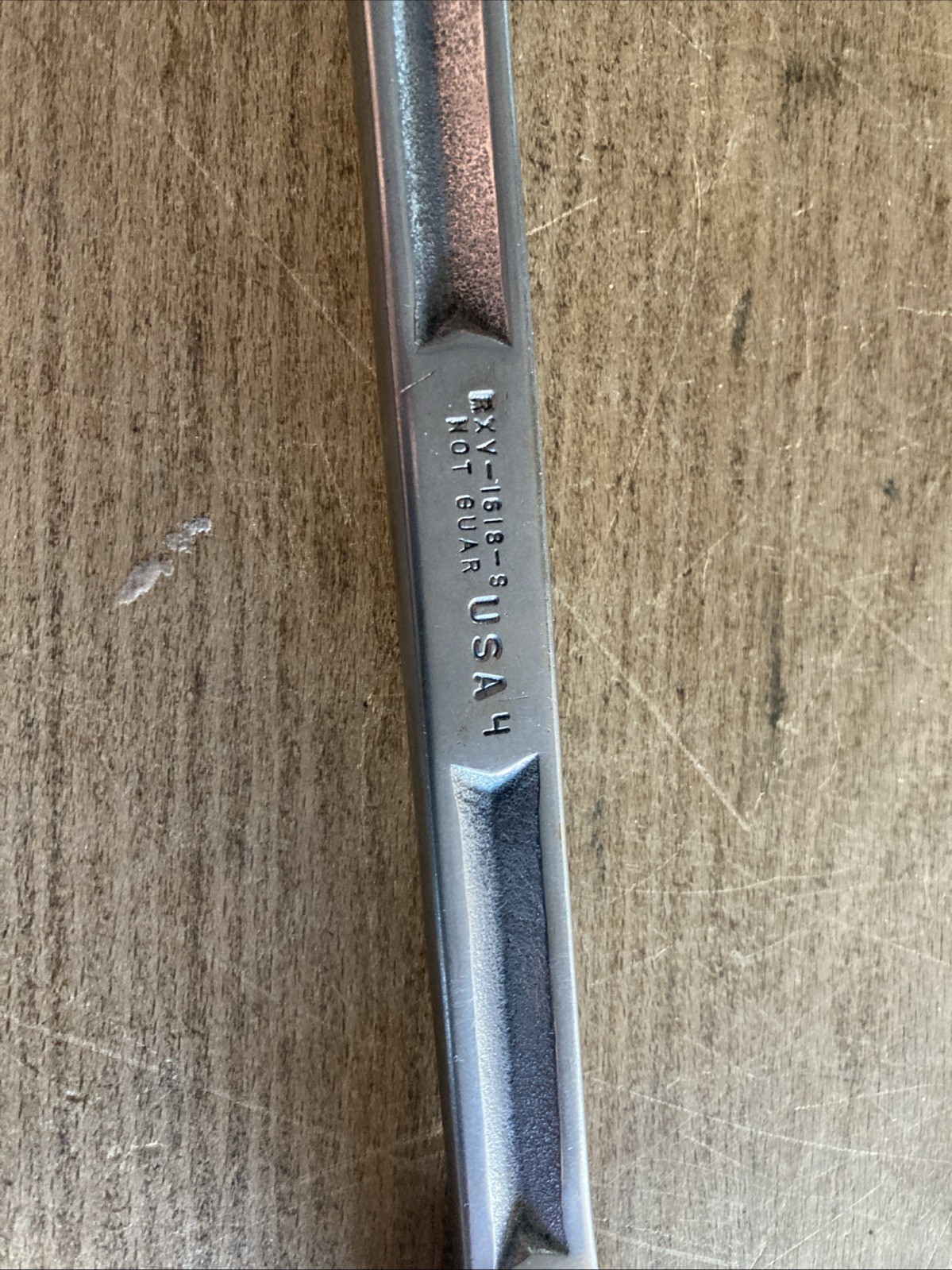 Vintage Snap-On USA SAE 1/2″ x 9/16″ Dual Head Flare Nut Line Wrench RXV-1618-S