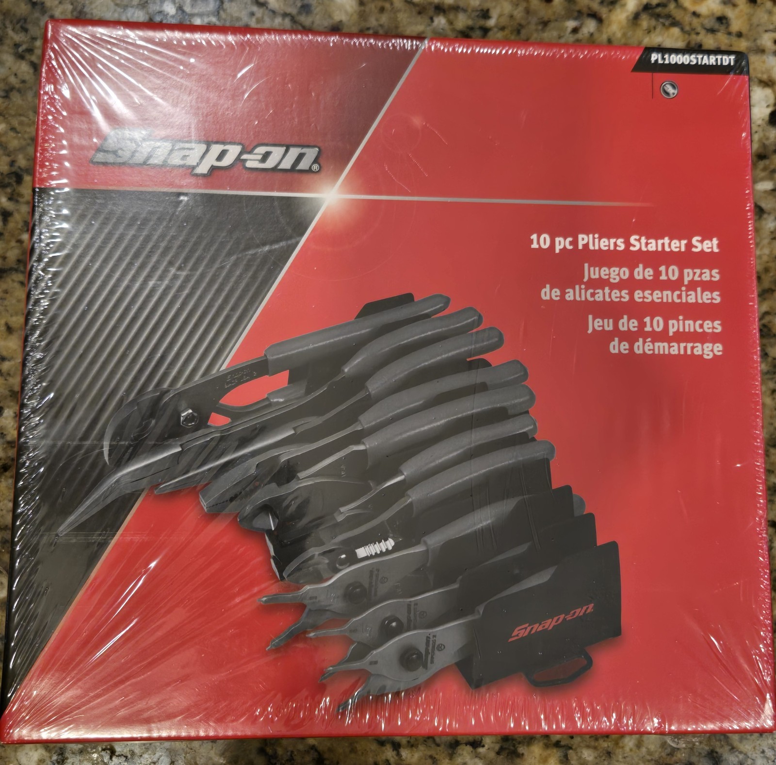 Snap-On™ PL1000STARTDT 10pc Pliers Starters Set Needle Nose Cutters Crimper