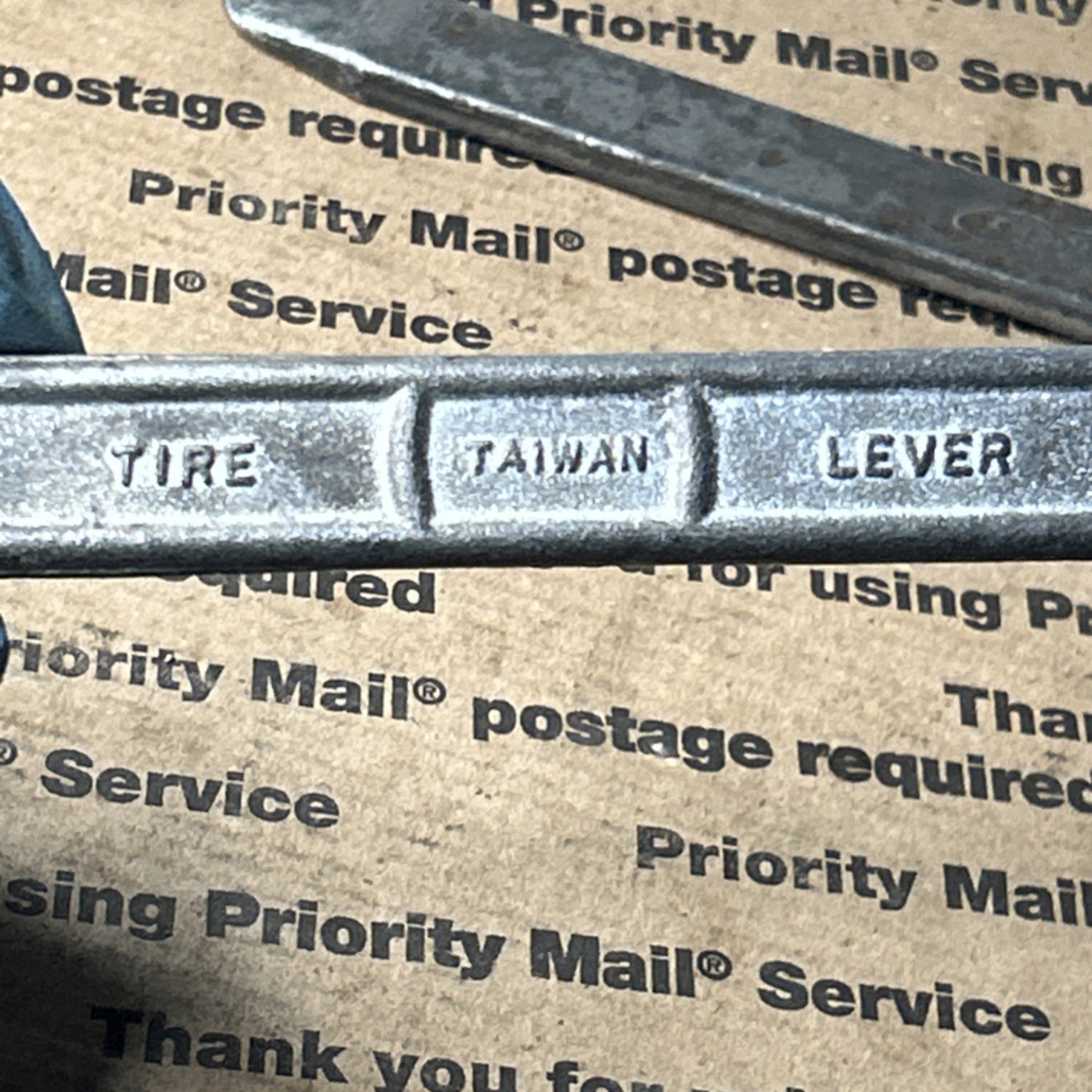 Rare ROCKY Cycle Co. USA PCCC Motorcycle Tire Bead Iron Pry Bar Harley Honda