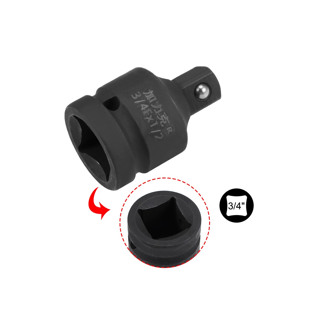 3/4″ Drive (F) x 1/2″ (M) Impact Socket Reducer Adaptor Female to Male
