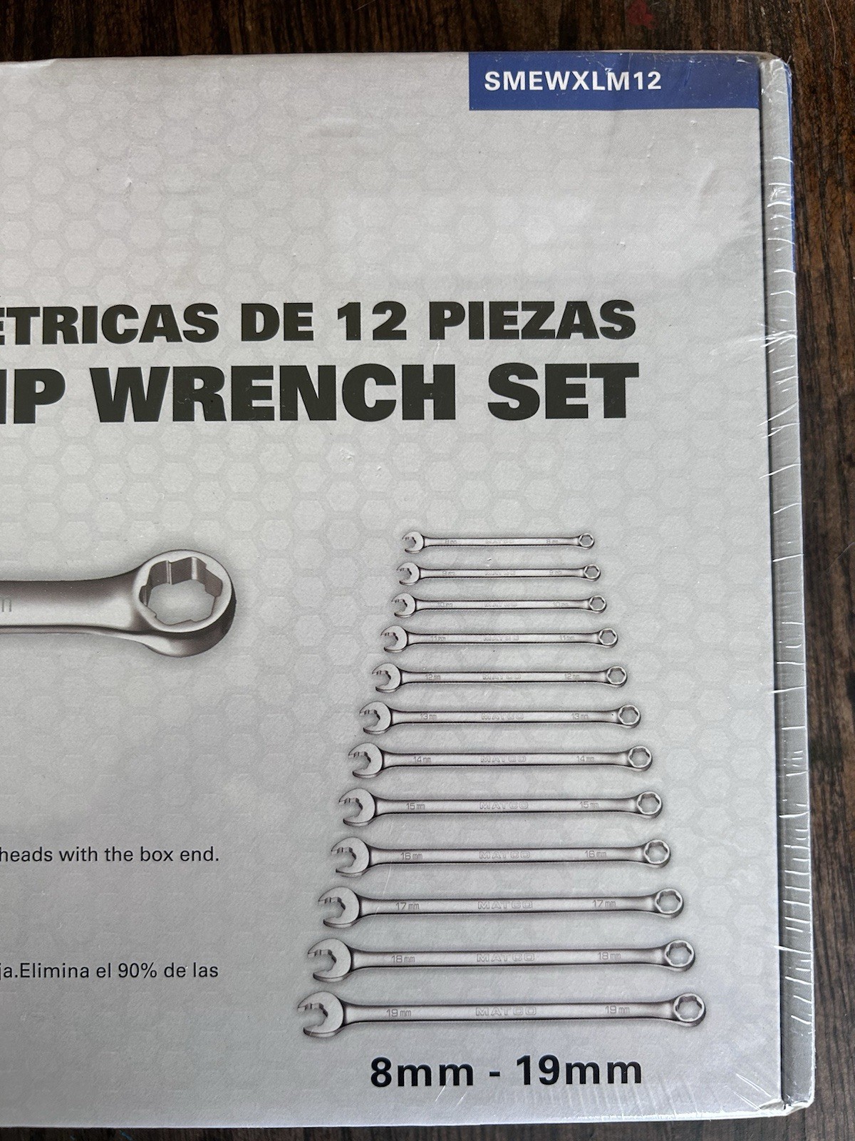 Matco Tools 12 PIECE Metric Hex Grip Wrench Set SMEWXLM12 8MM-19MM New
