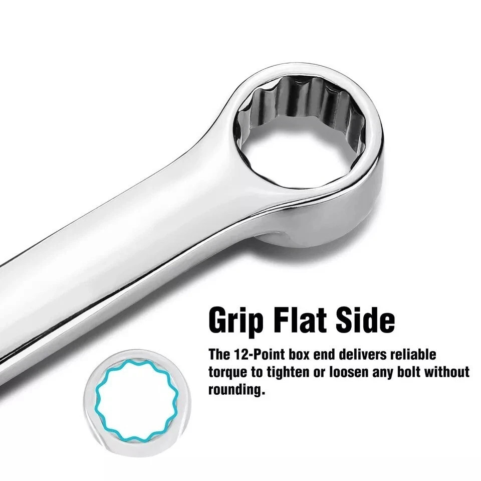 10mm Extra Long Ratcheting Wrench Metric CR-V Steel
