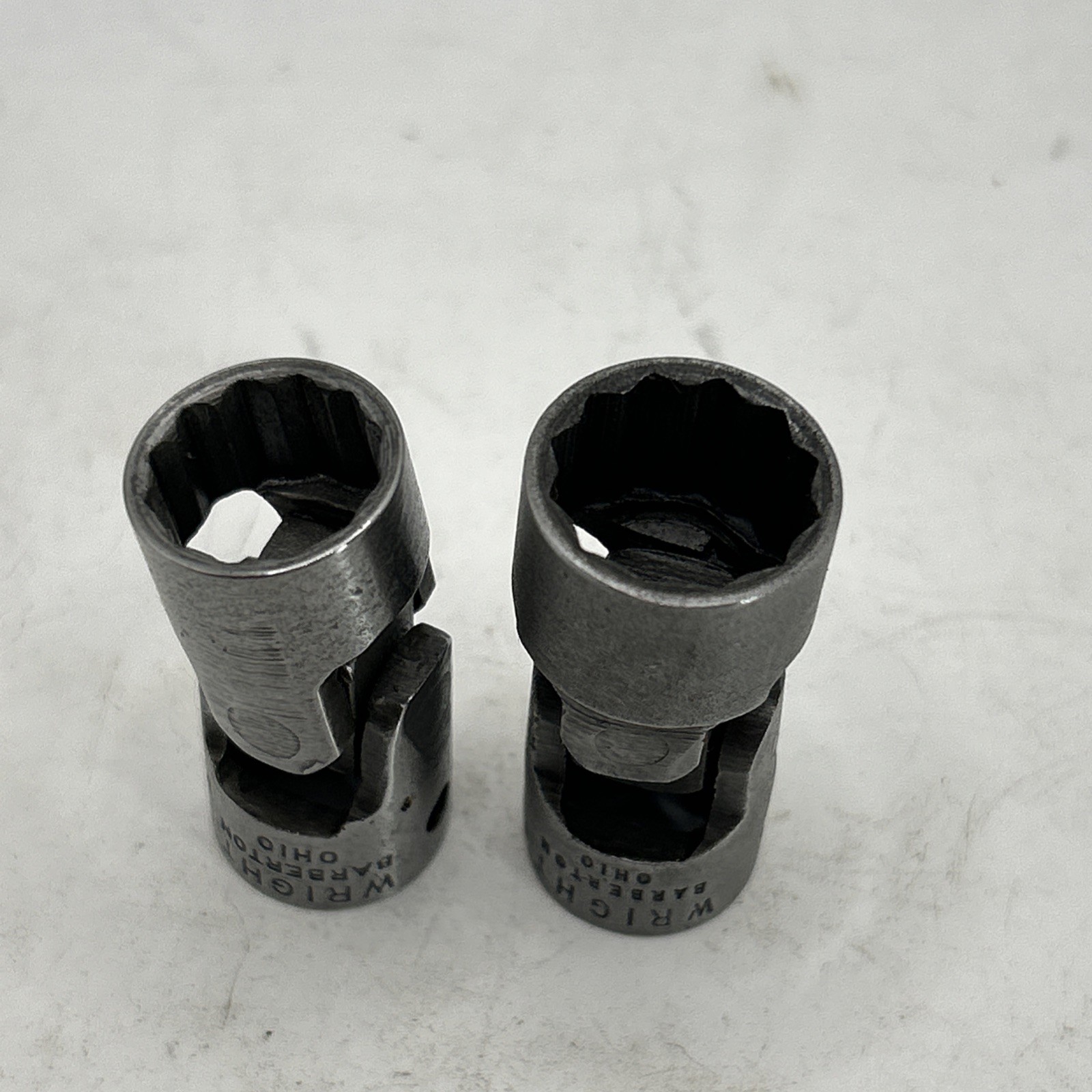 Vintage Wright MU-52 MU-53 1/2″ – 9/16” Swivel Socket 3/8th Drive USA