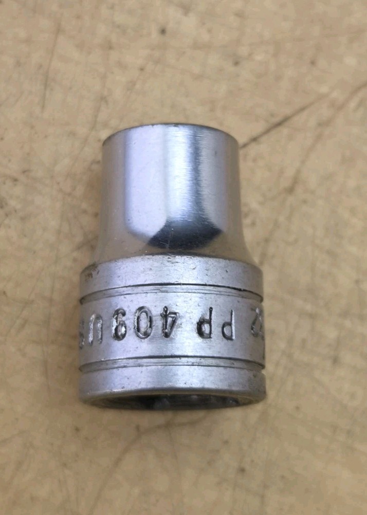 Vintage Snap On PP409 – 3/8″ Drive 9/32″ Internal Pipe Plug Socket Ships Free