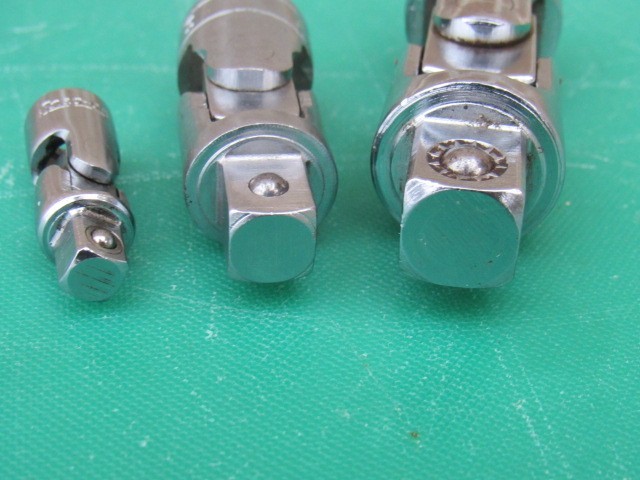 SNAP ON 103UFTS 1/4″ 3/8″ 1/2″ 3 PIECE UNIVERSAL SWIVEL JOINT SET TMU8 FU8A S8