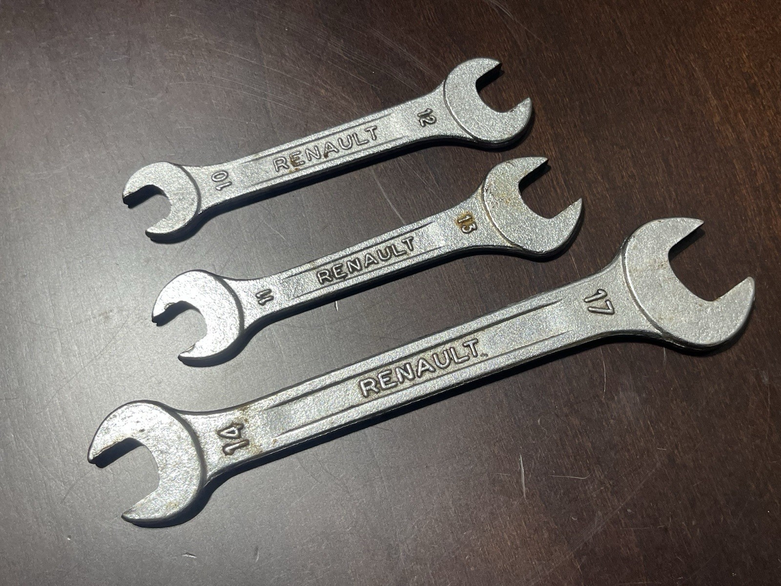 Renault Metric Wrench Lot (17 – 14, 13 – 11, 12 – 10) Made in France 1970’s