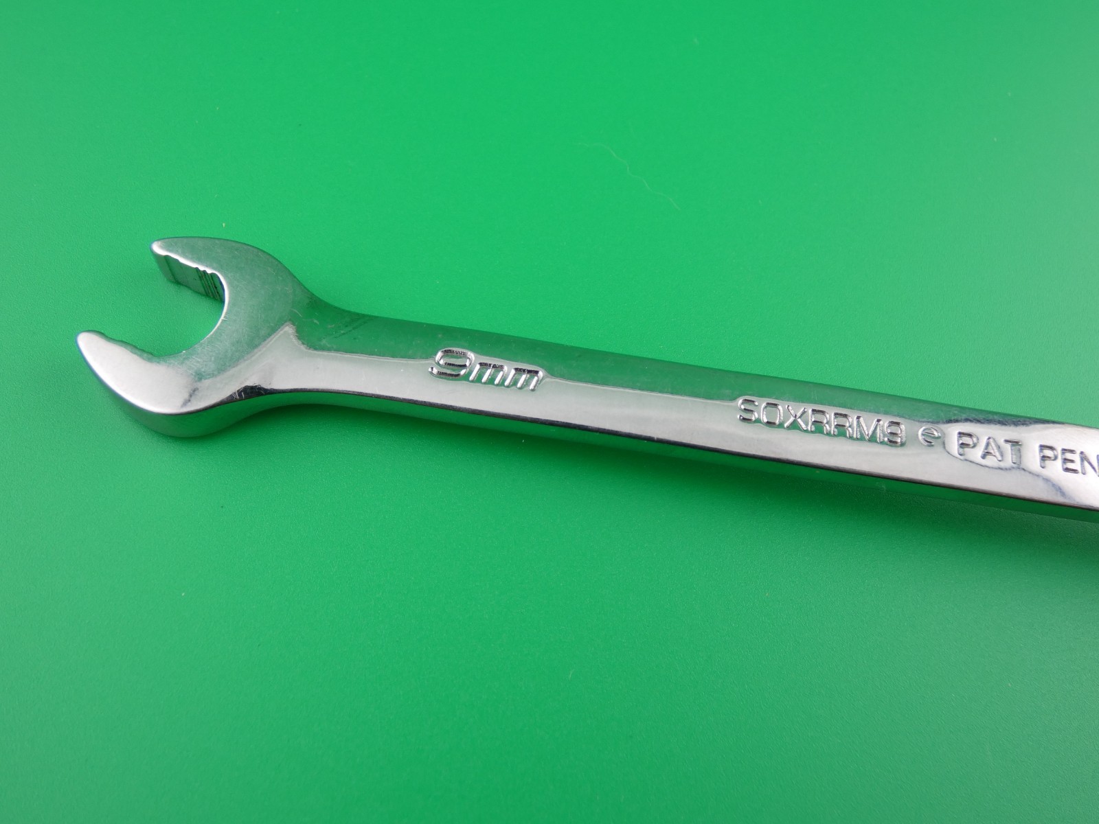 Snap-On USA 9mm Flank Drive Plus Reversible Ratcheting Wrench SOXRRM9