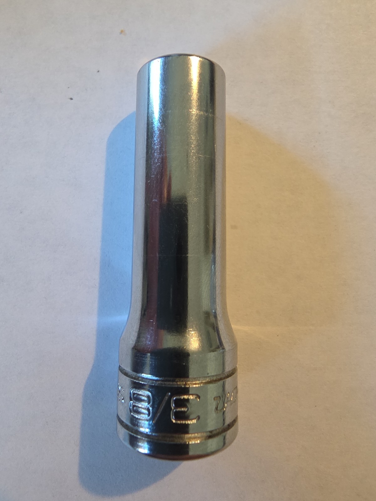 Snap-on Tools Deep Chrome Socket SFS121 3/8″ SAE 3/8″ Drive 6PT USA
