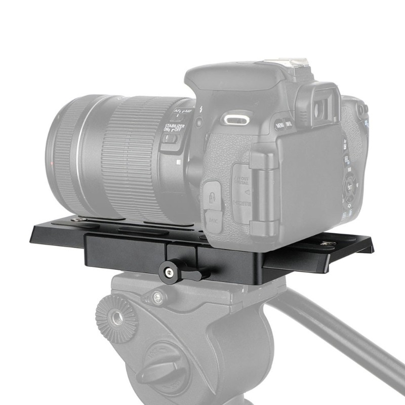 Camera Mounting Plate 8 Inch Aluminum Alloy Quick Release For Film Stability