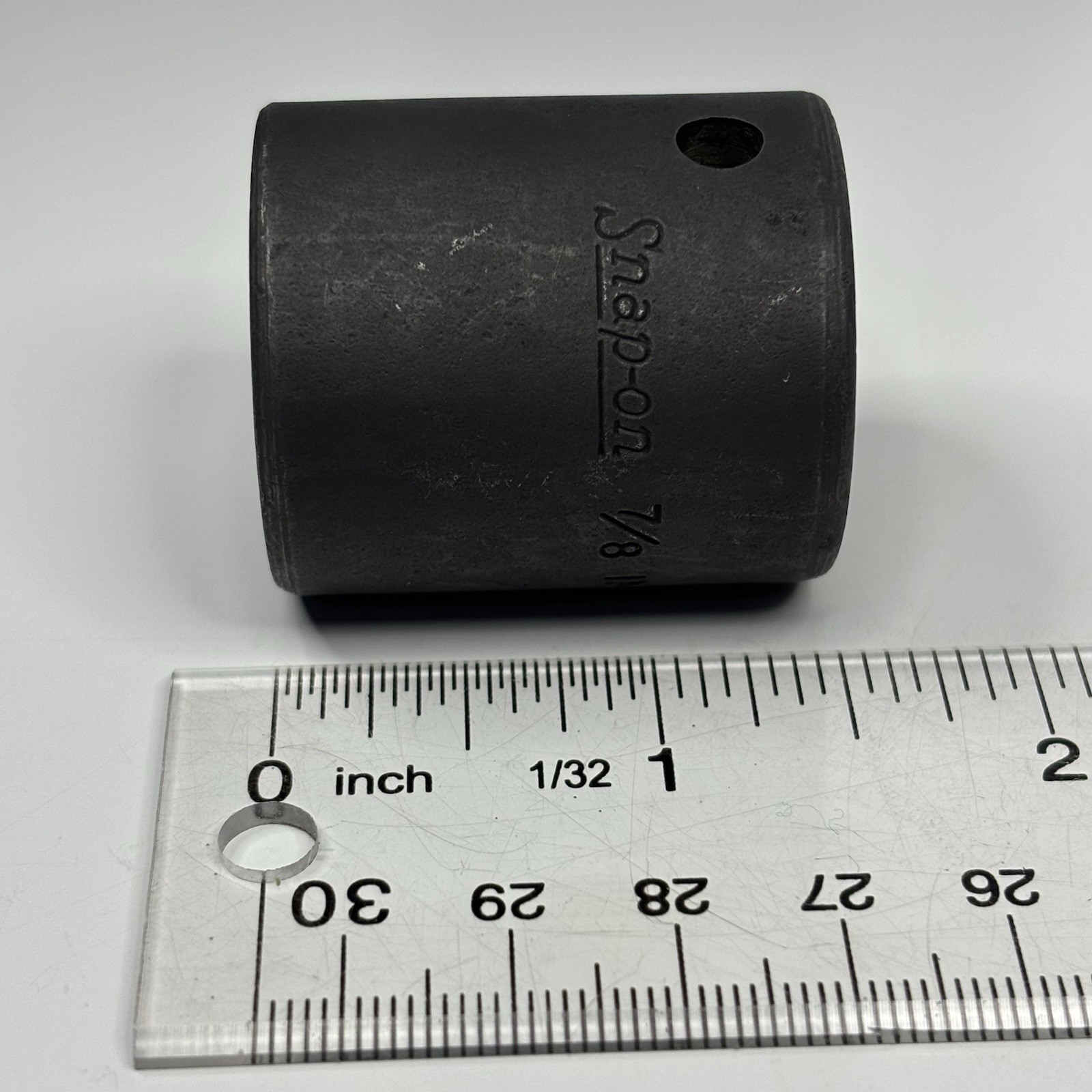 Snap On IM280 1/2 Drive 6 Point SAE 7/8 (22mm) Shallow Impact Socket USA VTG VGC
