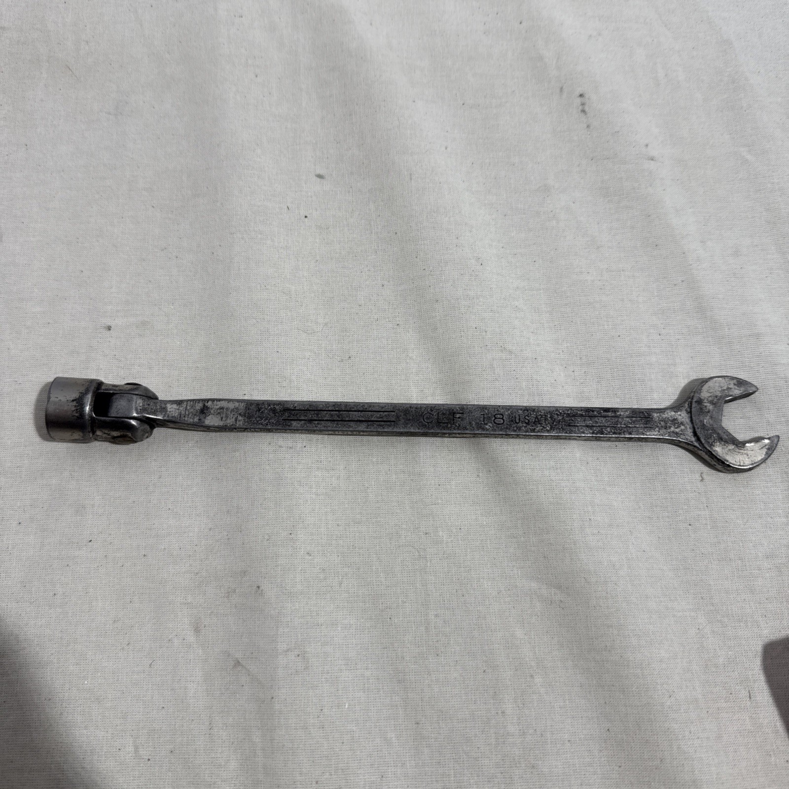 Vintage MAC Tools 9/16″ Saltus Wrench 6pt Socket End CLF18 USA 🇺🇸