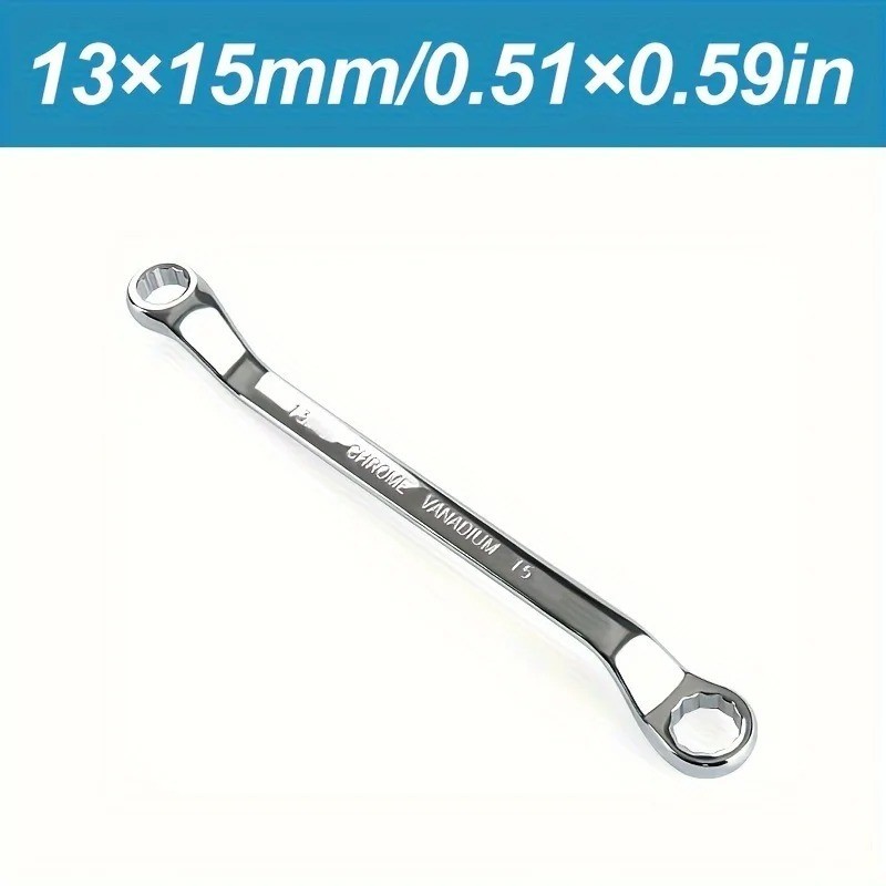 Premium Chrome Vanadium steel Tools 45-Degree Deep Offset Double Box End Wrench