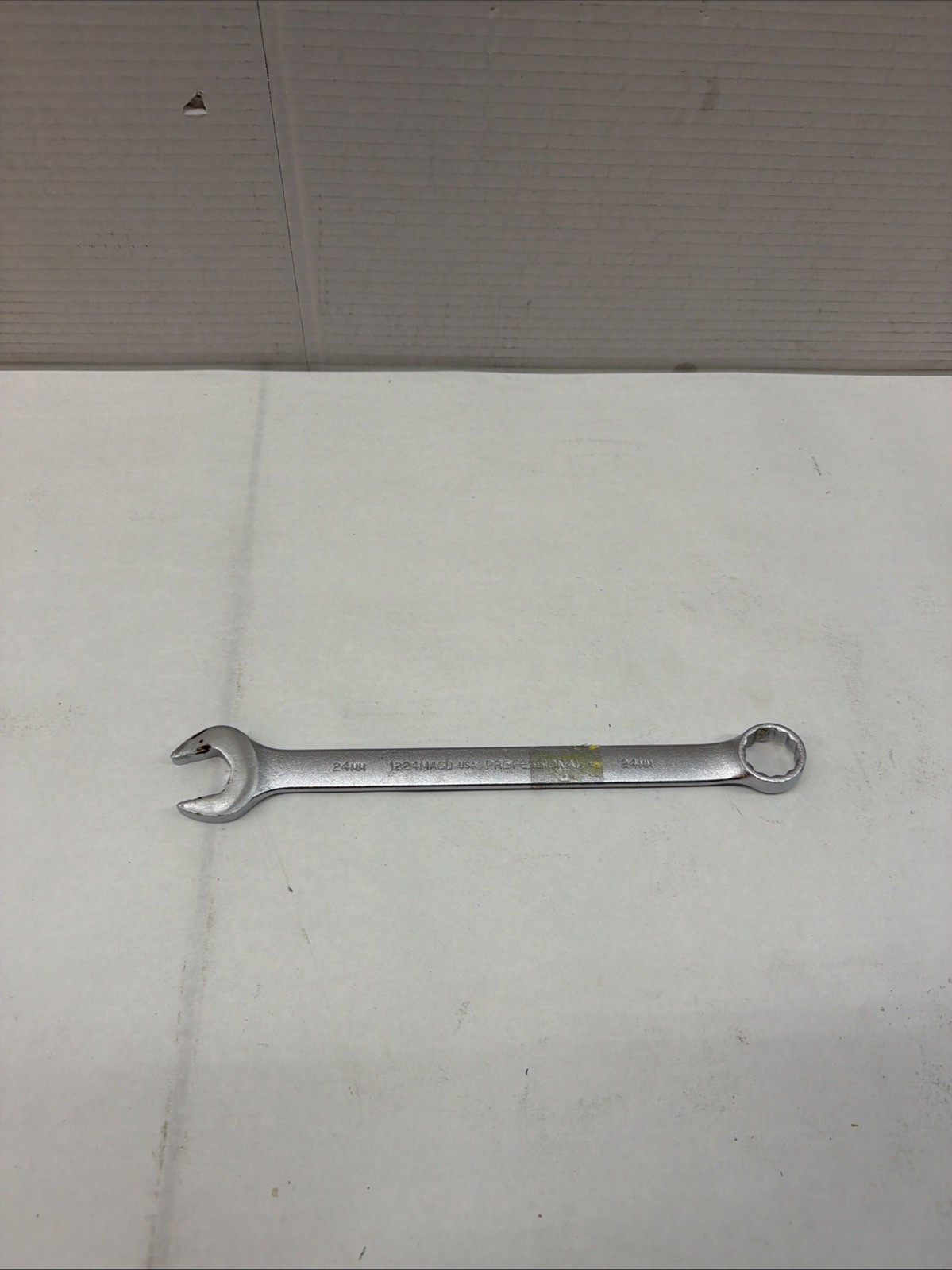 Proto USA 24mm Open & 12 Point Box Combination Wrench 1224MASD Anti Slip NOS