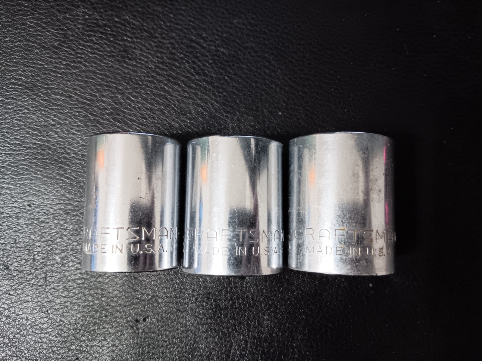 3 Craftsman Sockets 12 Point 1/2″ Drive -G- 15/16″ 47513 7/8″ 47512 13/16 47511