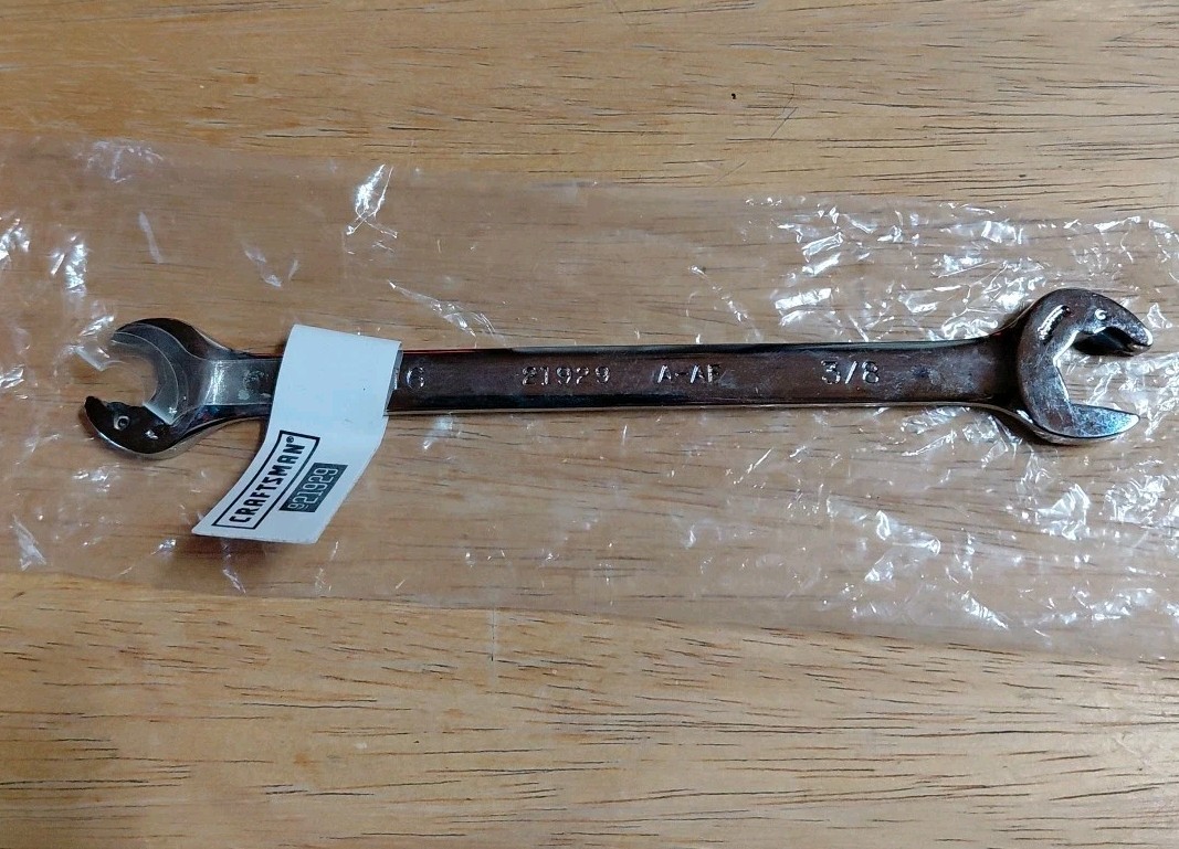 Craftsman~Z~Series # 21929 Z Polished Open End Ratchet Wrenches 5/16 X 3/8″» NEW