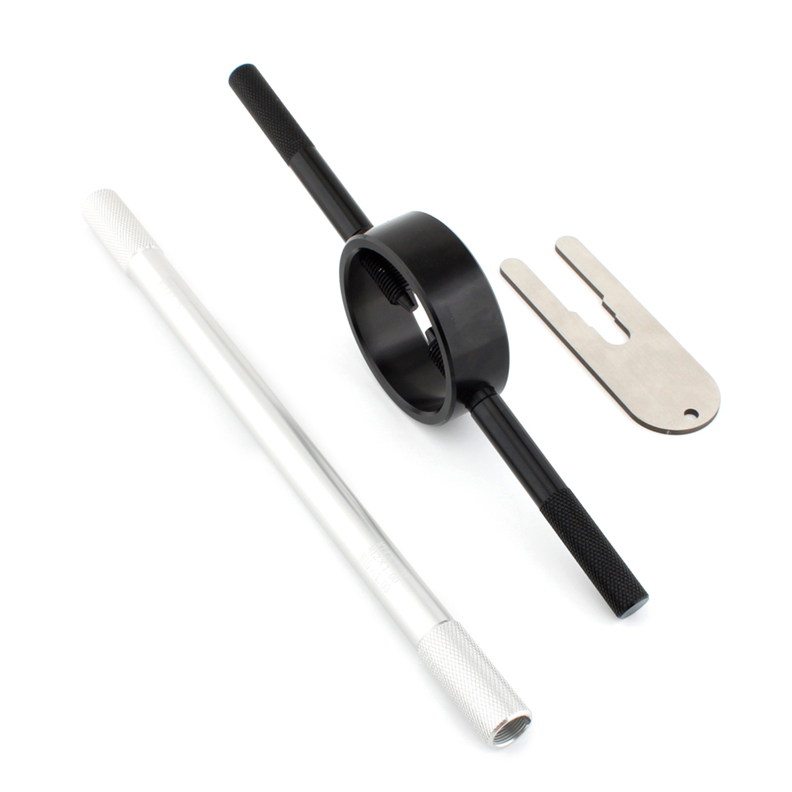 Fork Service Tool Kit Fork Spring Compressor Damper Rod Bleed Tool Black+Silver