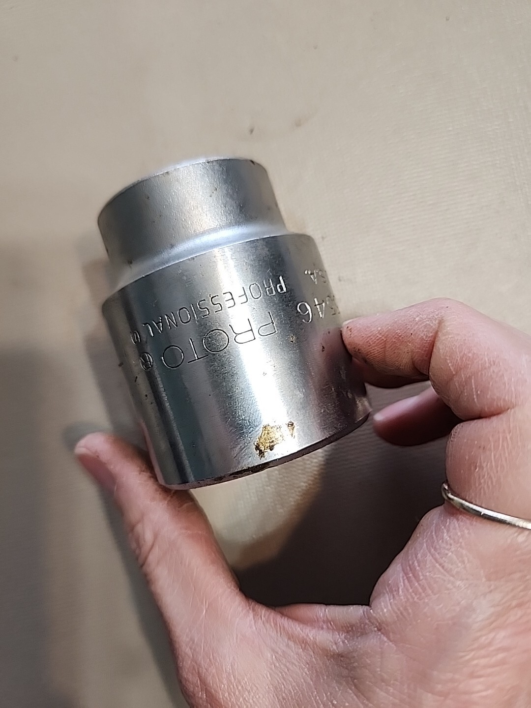 Proto Tools Professional Chrome Socket 5546 1-7/16” 3/4″ Drive 12 Point
