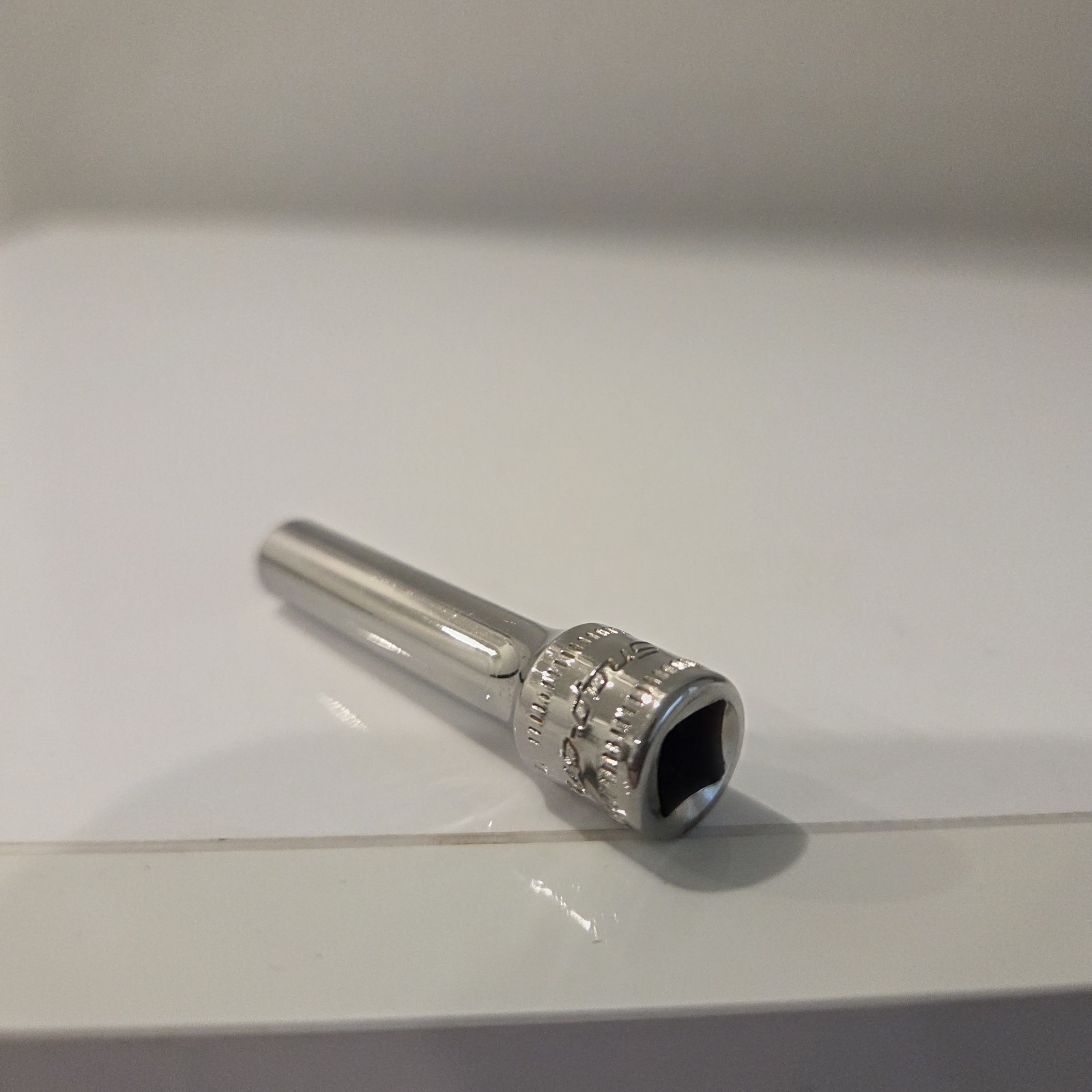 Snap-On Tools USA NEW 1/4″ Drive 6pt 5.5mm Metric Deep Chrome Socket STMM5.5