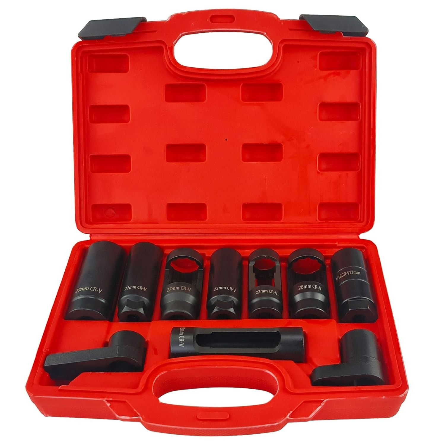 Durable 10-Piece Oxygen Sensor Removal Tool Set – Complete Automotive Repair Kit