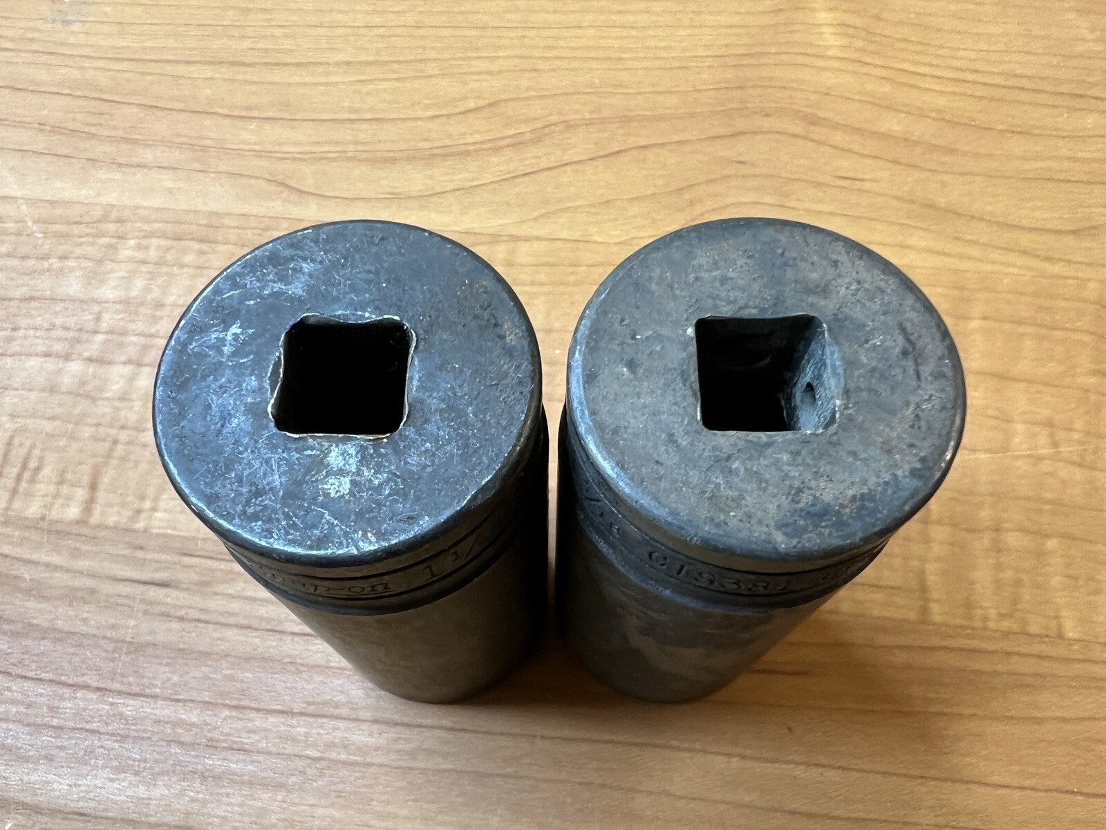 Snap-on Tools GTS381 & GTS401 – 1-3/16″ and 1-1/4″ Flank Drive Deep Socket Lot